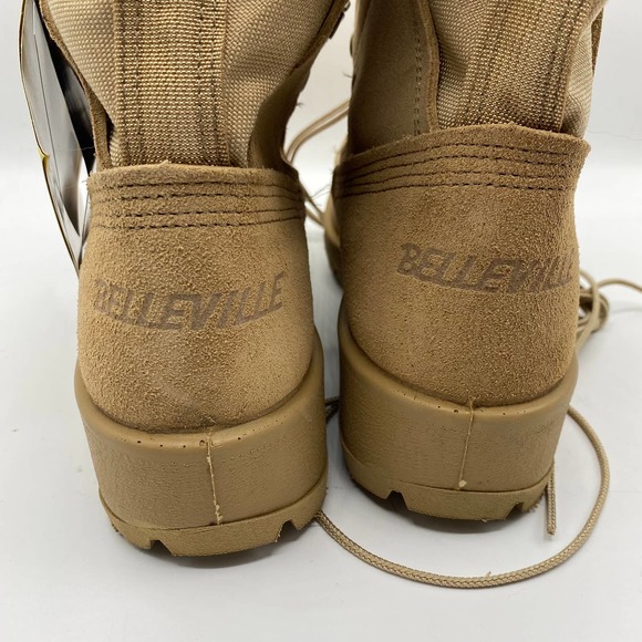 NWT Belleville Women's Desert Tan Military Combat Tactical Boots Steel Toe 5/6 - Picture 6 of 10